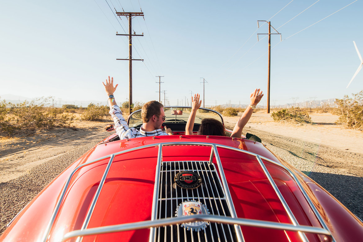 couple in car