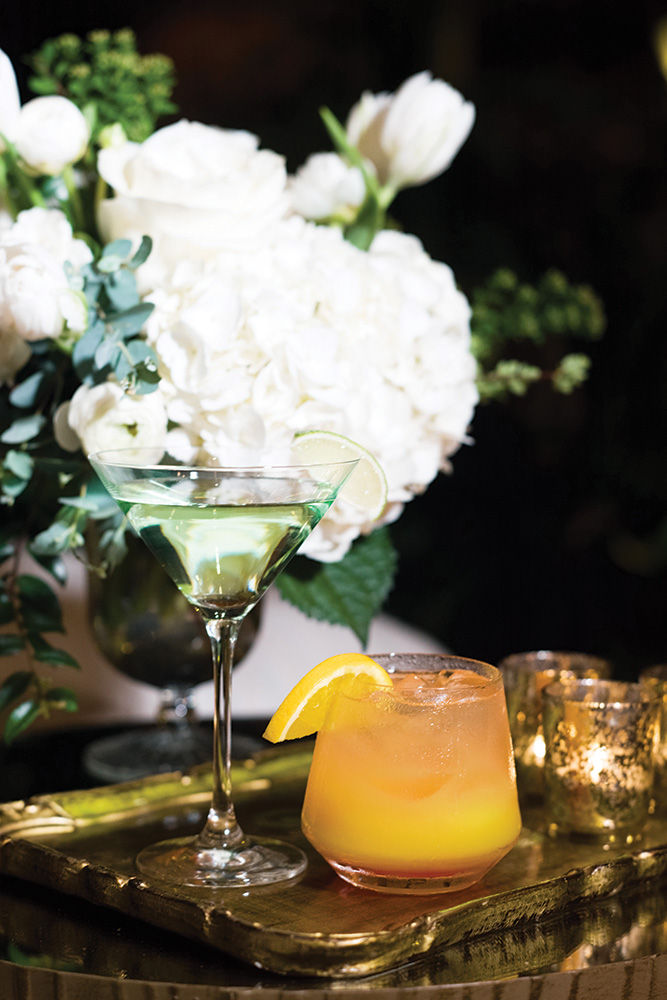 spring wedding signature cocktails