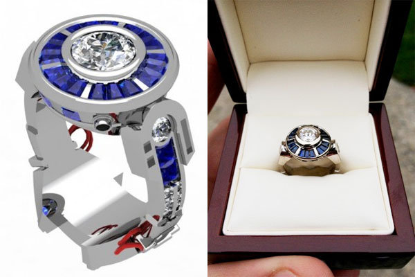 star wars r2d2 engagement ring