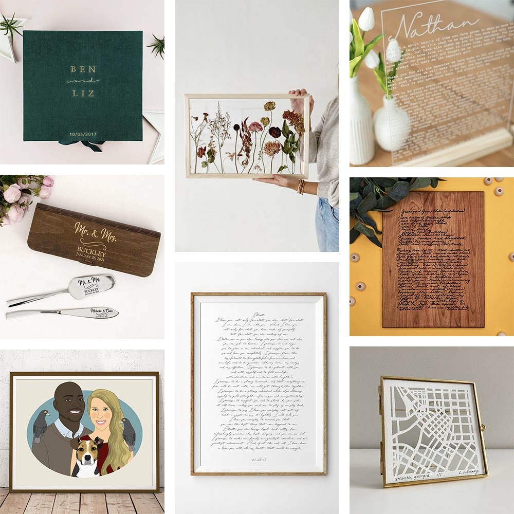 etsy wedding heirloom gifts