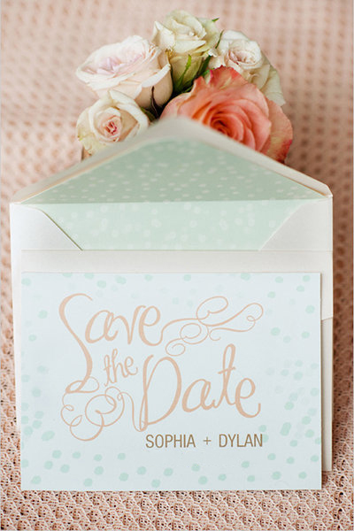 save the date card