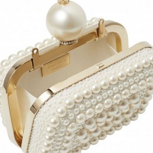 jimmp choo pearl clutch